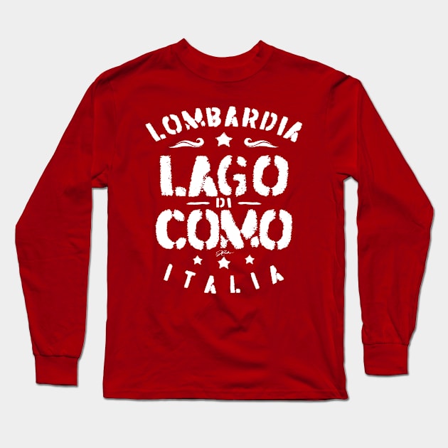 Lake Como, Lombardy, Italy Long Sleeve T-Shirt by jcombs